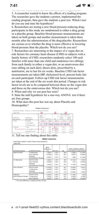 7 41 Chapter 9 10 1 What Is A Repeated Measures Design Give An Example 2 What Is The Difference Between Dependent A 8
