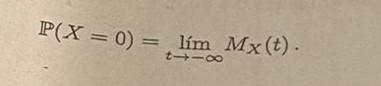 Let X Be A Non Negative Integer Random Variable That Is X 0 1 2 3 And Mx T Its Respective Moment Generating Fun 1