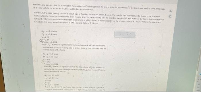 Primary Data Analysis Indicate At It Is Reasonable To Use Aftest To Carry Out The Specified Hypothesis Test Perform The 2