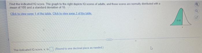 Assume That Adults Have I Scoren That Are Normally Distributed With A Mean Of 1044 And A Standard Deviation Of 15 9 Fin 5