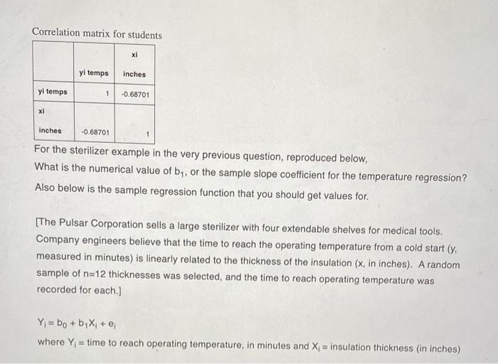 Predicted Xi Yi Residuals Yi Temps Xi Inches Xi Yi Squared Temps Residuals Squared 8 8 1 3 10 4 1 69 7 589845 0 410155 0 2