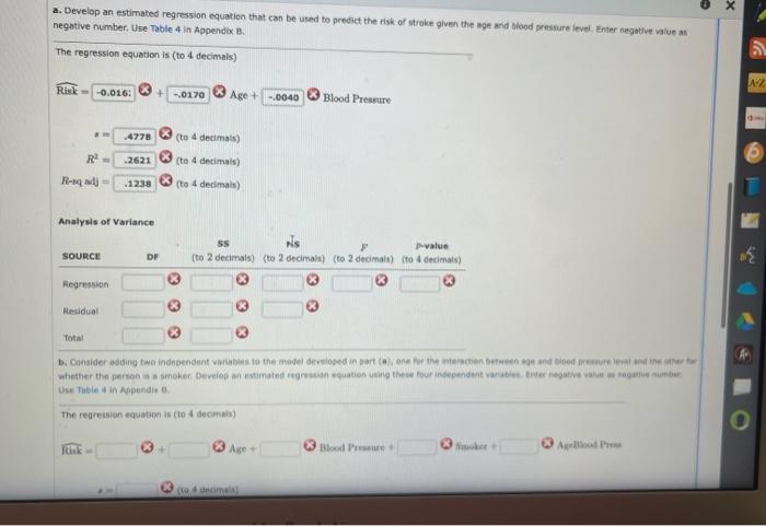 0 A 10 Year Study Conducted By The American Heart Association Provided Data On How Age Systolic Blood Pressure And Smo 2