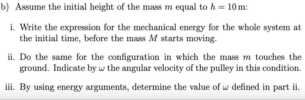 M2 12 Mur1 Axis Of Rotation M H M A B A Builder Is Lifting A Mass M 50 Kg By Using Another Mass M 15 Kg And 2