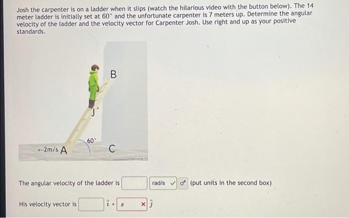 Josh The Carpenter Is On A Ladder When It Slips Watch The Hilarious Video With The Button Below The 14 Meter Ladder I 1