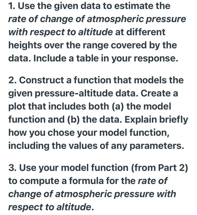 800 0 600 0 Rate 0 0004 Altitude Meters Pressure Tor 100 0 743 4 500 4 634 8 1001 9 5177 1497 5 415 8 2008 3 3446 2 2
