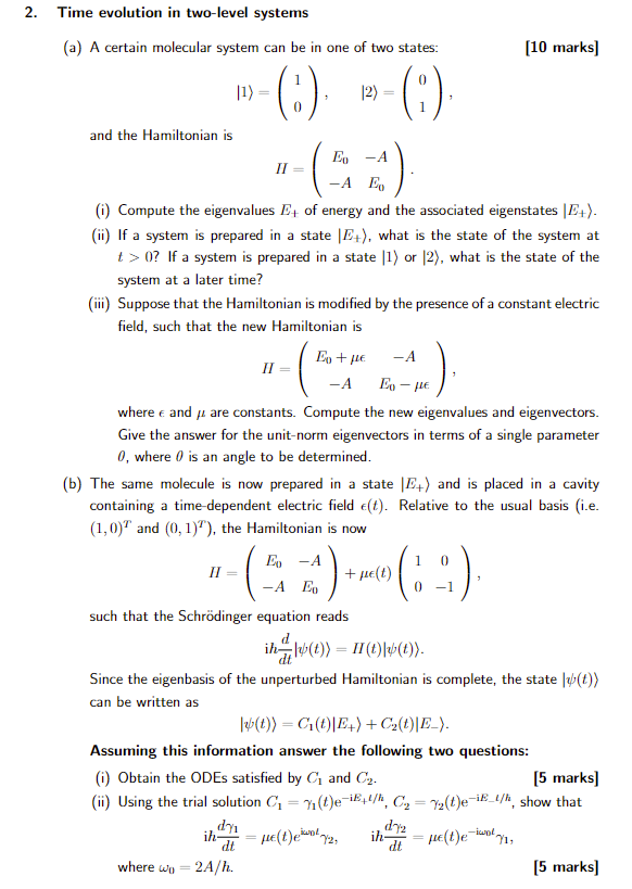 Only Answer Parts B I And B Ii The Last Two Questions 1