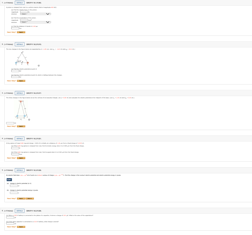 1 1 1 Points Details Sercp11 16 1 P 802 A Proton Is Reedrom Raio Decedat Mande 403 Nc A Find The Actrice On The De 1