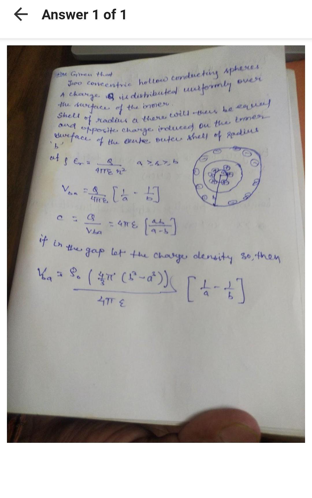 Problem 6 Two Spherical Conductors Of Radii A And B B A The Sphere Of Radius R A Is Held At A Potential F 0 2