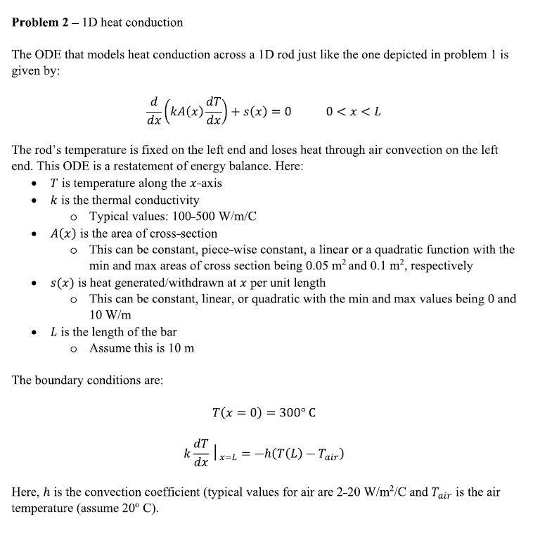 Find The Solution Of The One Dimensioanal Heat Equation Given Using The Boundary Conditions Provided 1