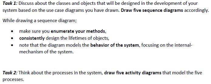 Task 1 Discuss About The Classes And Objects That Will Be Designed In The Development Of Your System Based On The Use C 1