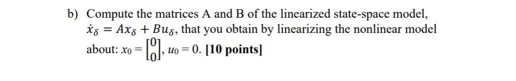 Q3 30 Points Total Consider The Following Input Output Differential Equation That Described The Equation Of Motion Of 2