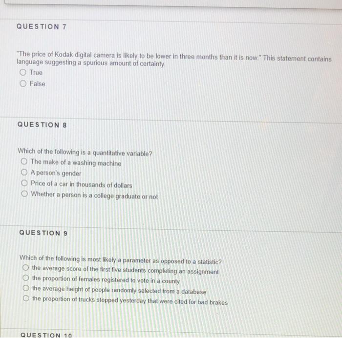 Question 1 The Manager Of The Customer Service Division Of A Major Consumer Electronics Company Is Interested In Determi 8