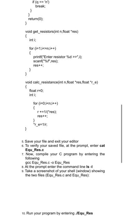 Procedures 1 Using Ssh Login To Your Pi Or Open A Terminal On Pios Desktop 2 Create A New File For Edit Called Equ Re 2