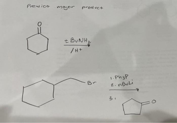 Predict Major Product Bunh H 1 Phzp B S 2 Buli 34 1