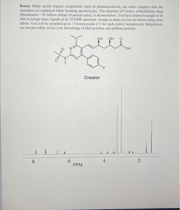 Bonus Many Useful Organic Compounds Such As Pharmaceuticals Are More Complex Than The Structures We Examined While Le 1