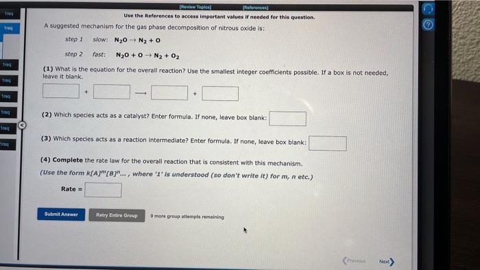C Trea Review Topical References Use The References To Access Important Values If Needed For This Question A Suggested 1