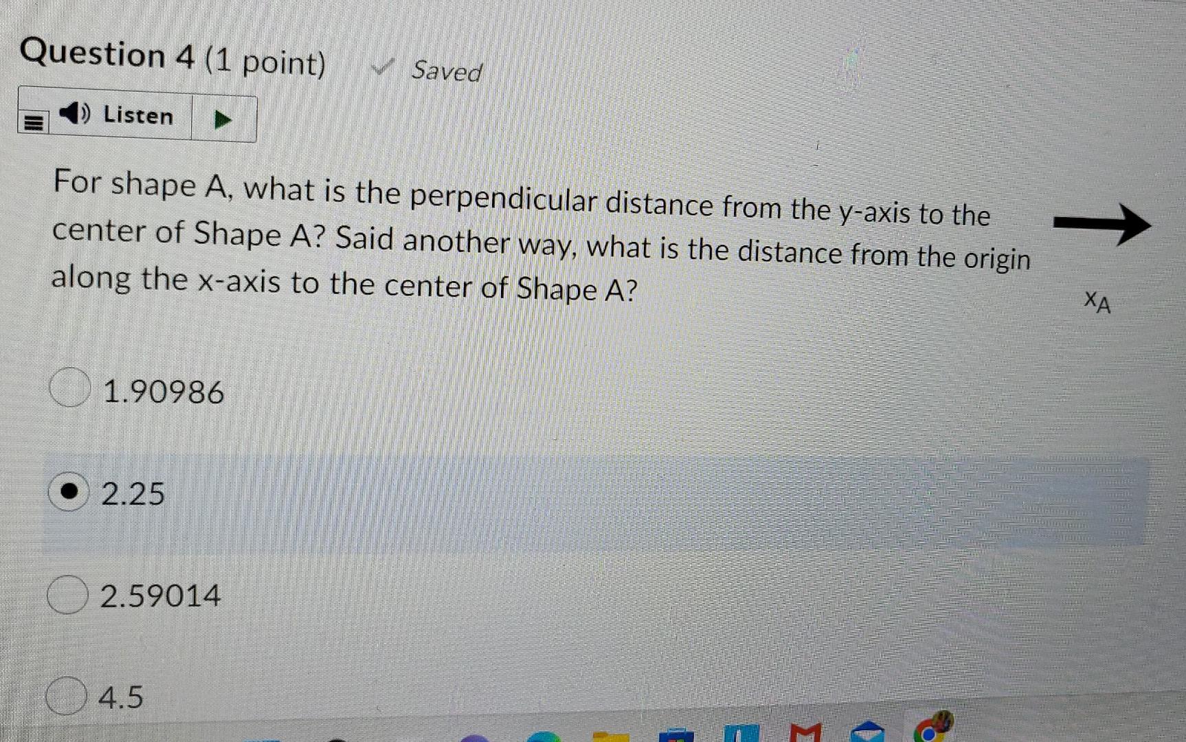 Centroidal Axes Of Composite Shape Use The Composite Shape Below To Answer The Following Questions Record Your Answer T 3