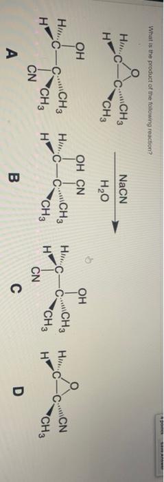 What Is The Product Of The Following Reaction Hmm Ch3 Ch3oh H2so4 H Ch3 Oh Hu Oh H C Ch3 Ch3 Och3 A Och3 Huu Ca 2
