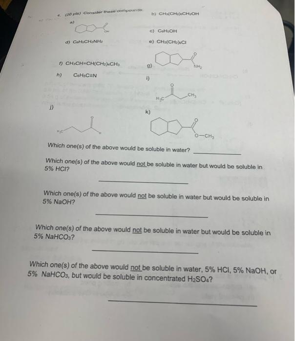 Opts Consider These Compounds B Ch Ch3ch Oh C Ch Oh D Chschinh E Ch Ch2 Ci 1 Ch Ch Ch Ch2 Ch 9 H Cahscan I Ch 1