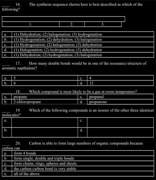 Modified True False 1 Mark Indicate Whether The Statement Is True Or False 1 The Reaction Of An Ester With A Strong 3