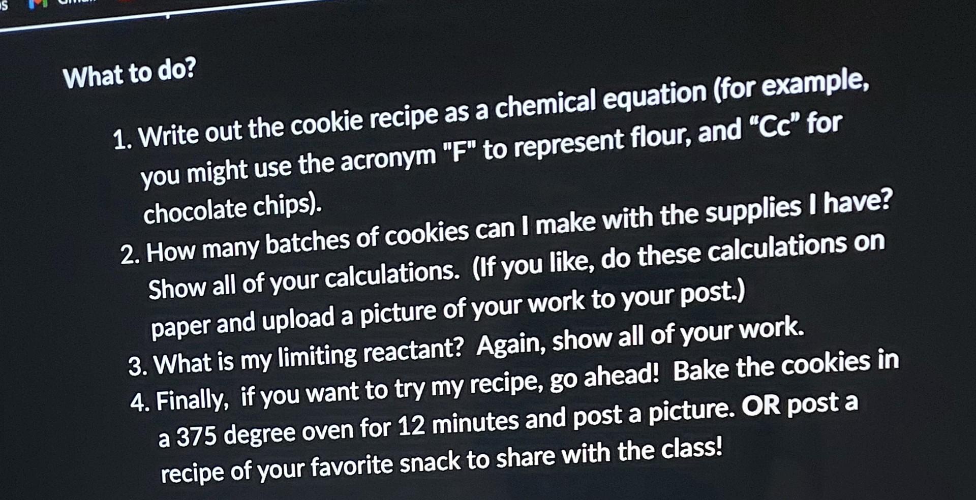 Stoichiometry And Chocolate Chip Cookies For Me There Is Nothing Quite Like A Warm Chewy Chocolate Chip Cookie Fresh 2