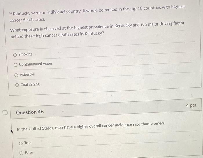 If Kentucky Were An Individual Country It Would Be Ranked In The Top 10 Countries With Highest Cancer Death Rates A Wh 1