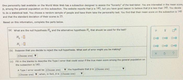 One Personality Test Available On The World Wide Web Has A Subsection Designed To Assess The Honesty Of The Test Taker 1