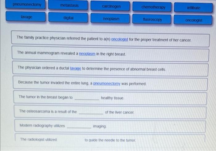 Pneumonectomy Metastasis Carcinogen Chemotherapy Infiltrate Lavage Digital Neoplasm Fluoroscopy Oncologist The Family Pr 1