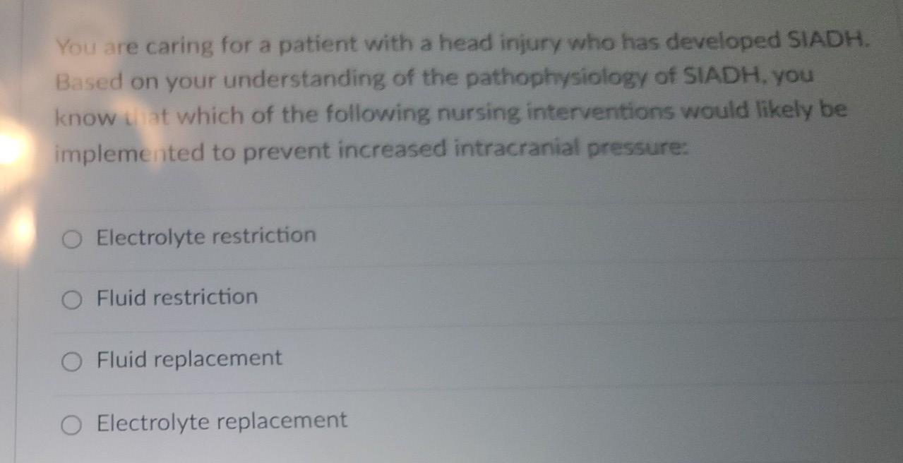 The Nurse Is Performing An Assessment On A Client With A Diagnosis Of Myxe De Ma Crisis All The Following Assessment Fi 2
