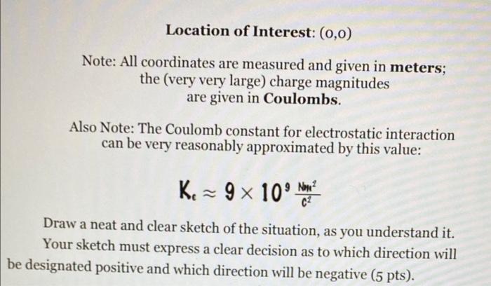 B E Fields Frompoint Charges 25 Pts Two Point Charges Of Differing Magnitudes Are Held Stationary In An Enormously S 2