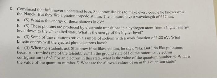 8 Convinced That He Ll Never Understand Love Shadbraw Decides To Make Every Couple He Knows Walk The Planck But They 1