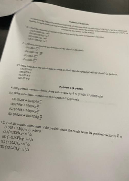Problem Mos Teple Have 2 000 1 00 Listamentum His Particle Points A 20 0 20 2008 100 96200 2007 D 0 0208 0 0 1