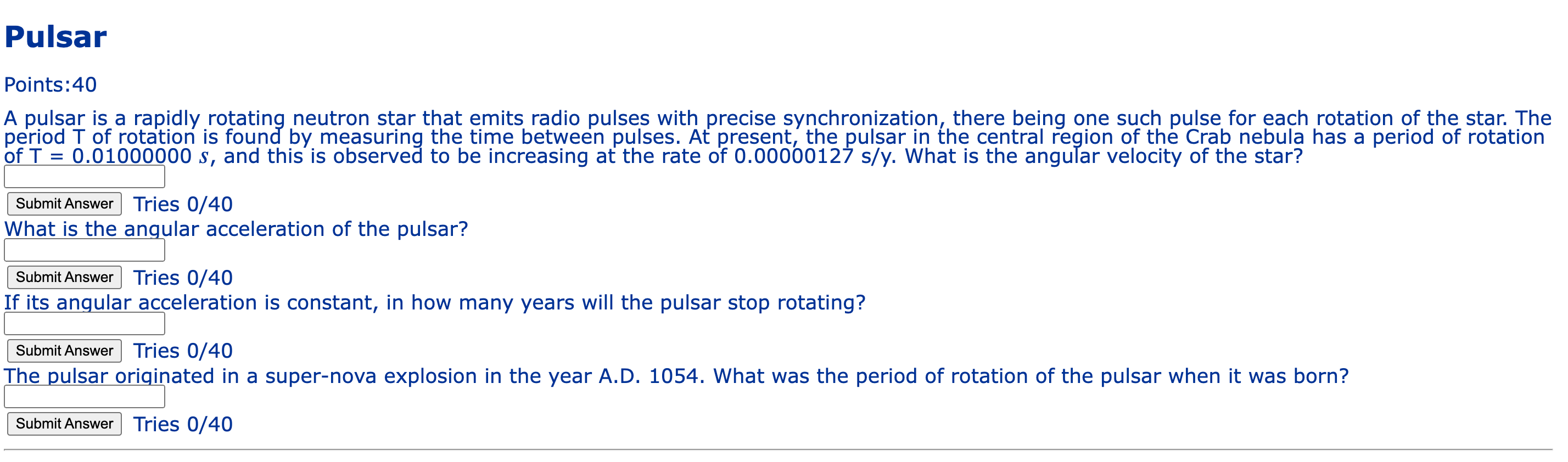 Pulsar Points 40 A Pulsar Is A Rapidly Rotating Neutron Star That Emits Radio Pulses With Precise Synchronization There 1
