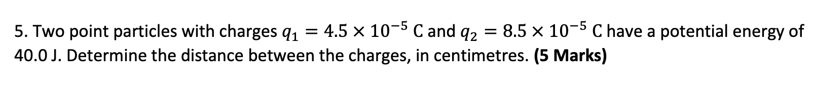 Answer The Following Question Using The Formulas Provided If These Exact Formulas Are Not Used Question Will Not Be Ra 1