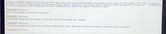 A Pulsar Iso Rapidly Rotating Neutron Stor That Emits Radio Pulses With Precise Synchronization There Being One Such Pu 1