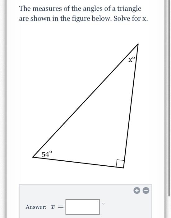 The Measures Of The Angles Of A Triangle Are Shown In The Figure Below Find The Measure Of The Smallest Angle 3x 9 2
