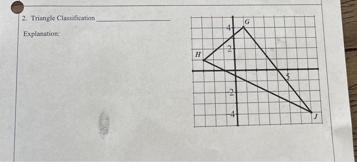 2 Triangle Classification G Explanation 21 H 2 J 1