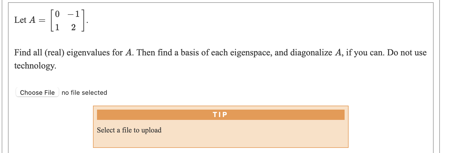 Let A Find All Real Eigenvalues For A Then Find A Basis Of Each Eigenspace And Diagonalize A If You Can Do Not 1
