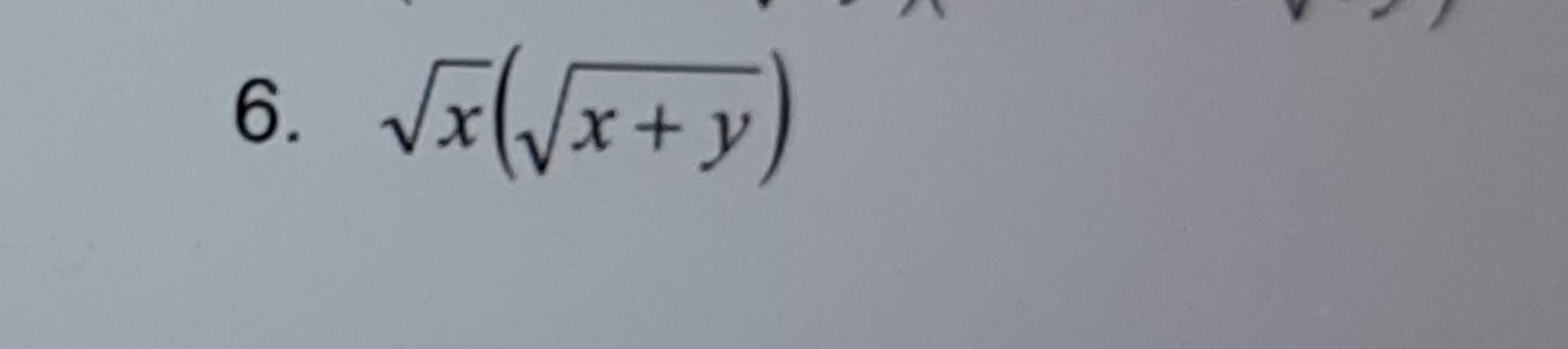 6 6 Vxljx Y 1