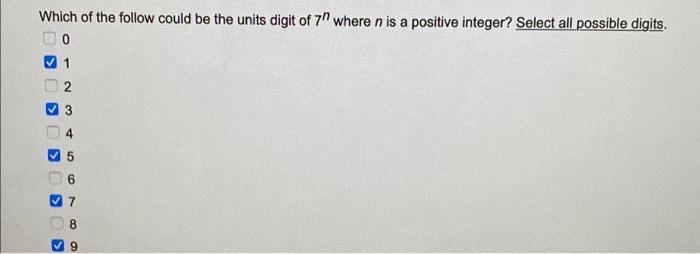 Find The Next Two Numbers In The Sequence Below 2 6 12 20 30 42 Which Of The Follow Could Be The Units Digit 2