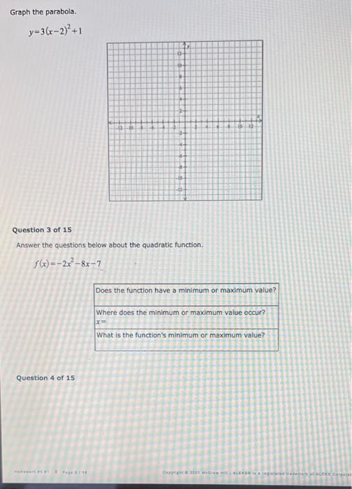 Homework 5 1 Class Name College Algebra Student Name Instructor Note Must Show Work To Get Full Credit Question 1 3