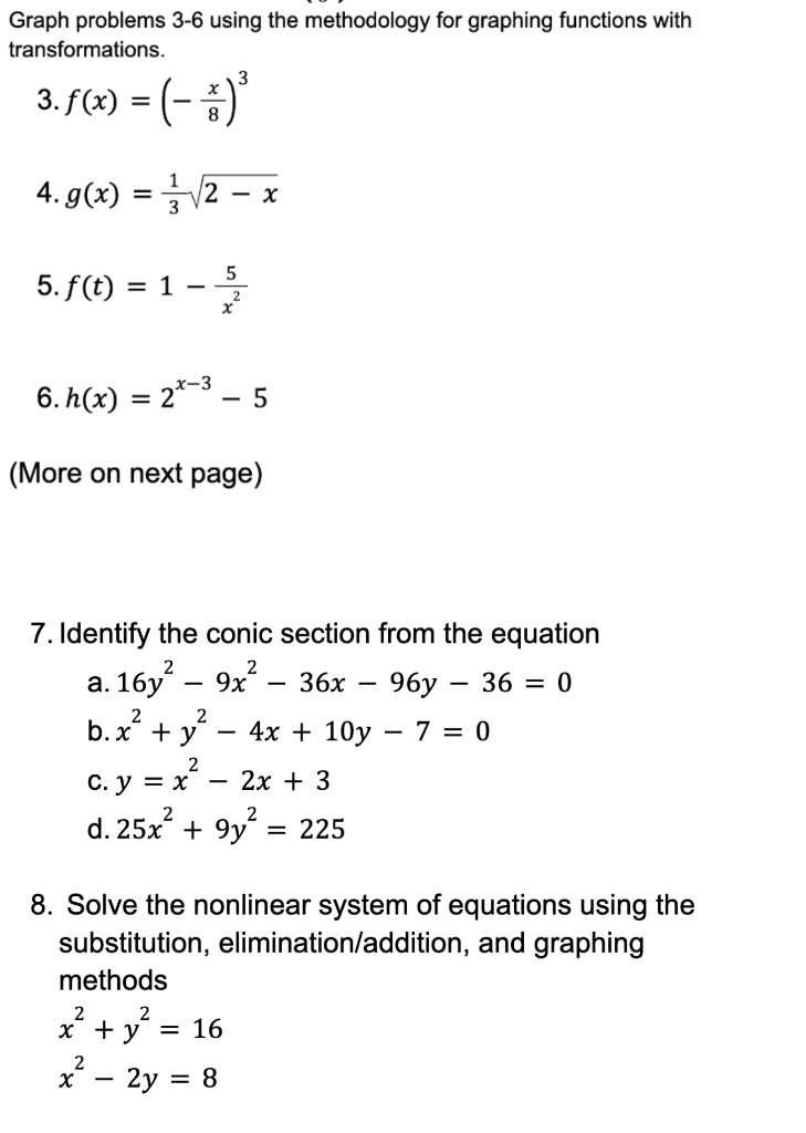 Please Help With These Problems 1