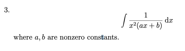3 22 1 Dx X Ax B Where A B Are Nonzero Constants 1