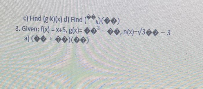 1 For The Relations Below Write A The Ordered Pairs B The Domain C The Range And D Then State Why The Relation Is 2