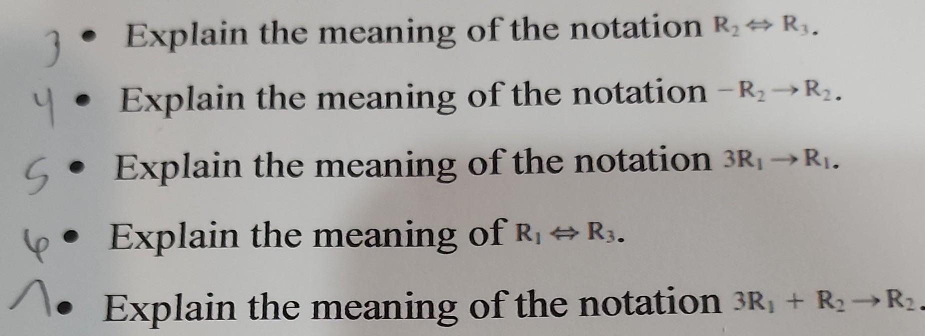 3 Explain The Meaning Of The Notation R R 4 Explain The Meaning Of The Notation R2 R2 S Explain The Meaning Of T 1
