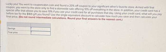 Lucky You You Went To Couponcabin Com And Found A 20 Off Coupon To Your Significant Other S Favorite Store Armed With 1
