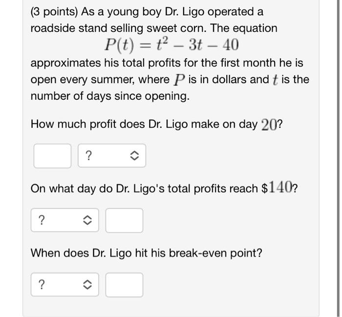 1 Point Round The Following Numbers To Two Decimal Places 2 71828 14 995 91 5519 3 Points As A Young Boy Dr 2