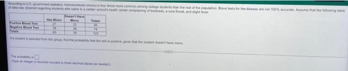 Steding Is Used To Choose One Is Tour Times More Common Colege Students Then The Rest Of The Population Blood Tests For 1