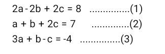 3 Solve Your Given Pair Of Simultaneous Equations With Two Variables X And Y Using Matrix And Determinant Methods 4 2