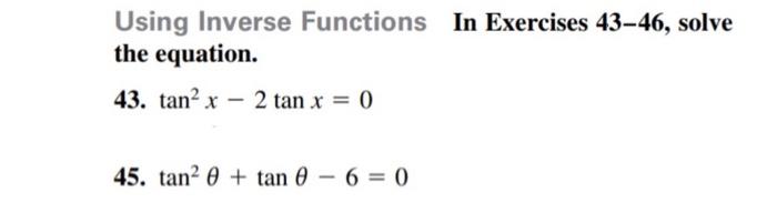 5 3 Solving A Trigonometric Equation In Exercises 27 32 Solve The Equation 27 Sin X 3 Sinx 29 33 Tan U 3 31 2